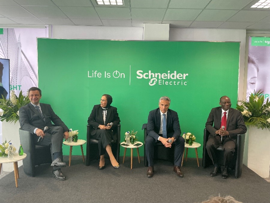 inauguration  des bureaux de Schneider à Abidjan